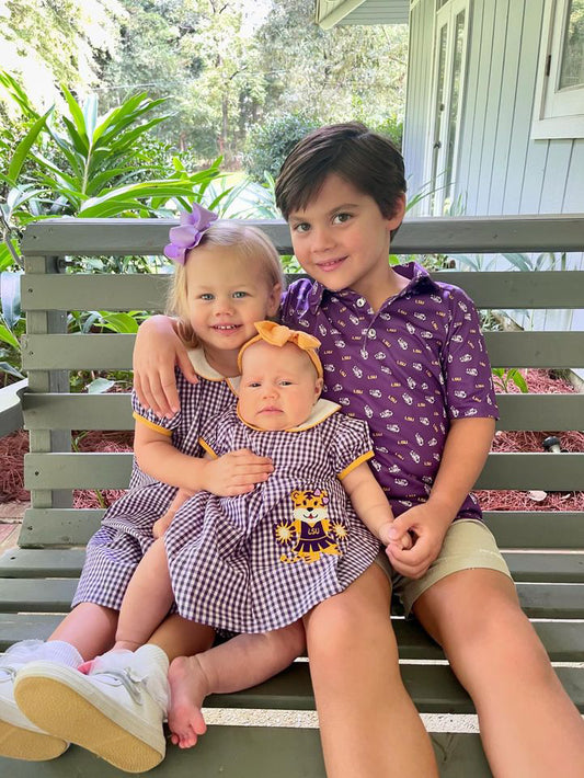 Kick Off Football Season in Style with Fashions for Kids: LSU Tigers and Saints Gear for the Whole Family!