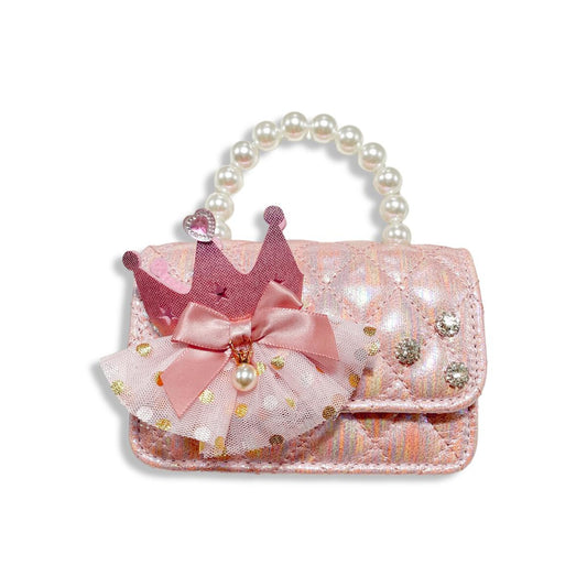Doe A Dear - Crown Shiny Quilted Purse