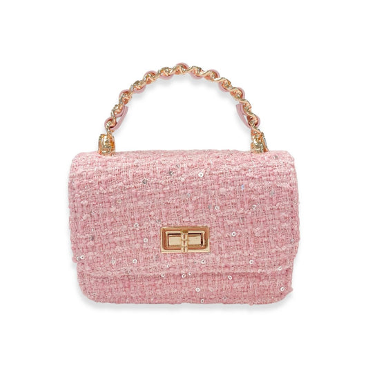 Doe A Dear - Tweed & Sequins Purse