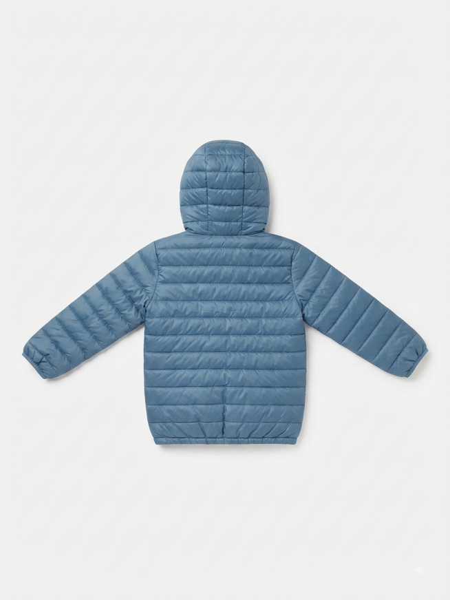Prodoh - Boy's Blue Hooded Puffer Jacket