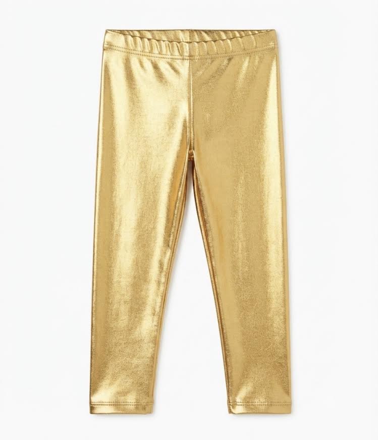 Me Me - Gold Metallic Leggings