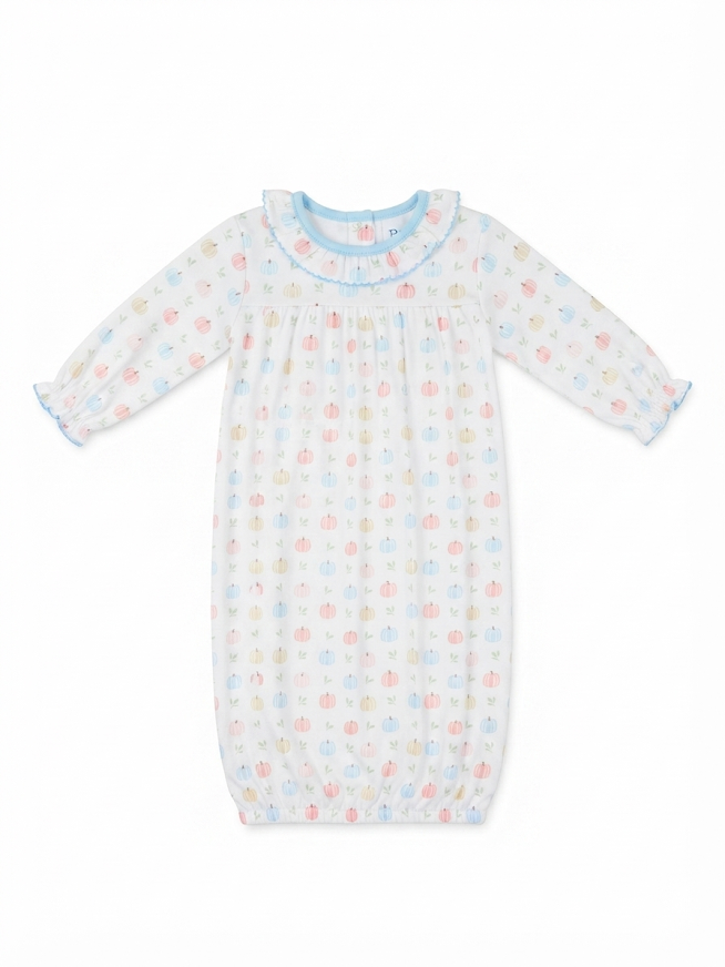 Bailey Boys - Girl's Pumpkin Print Gown