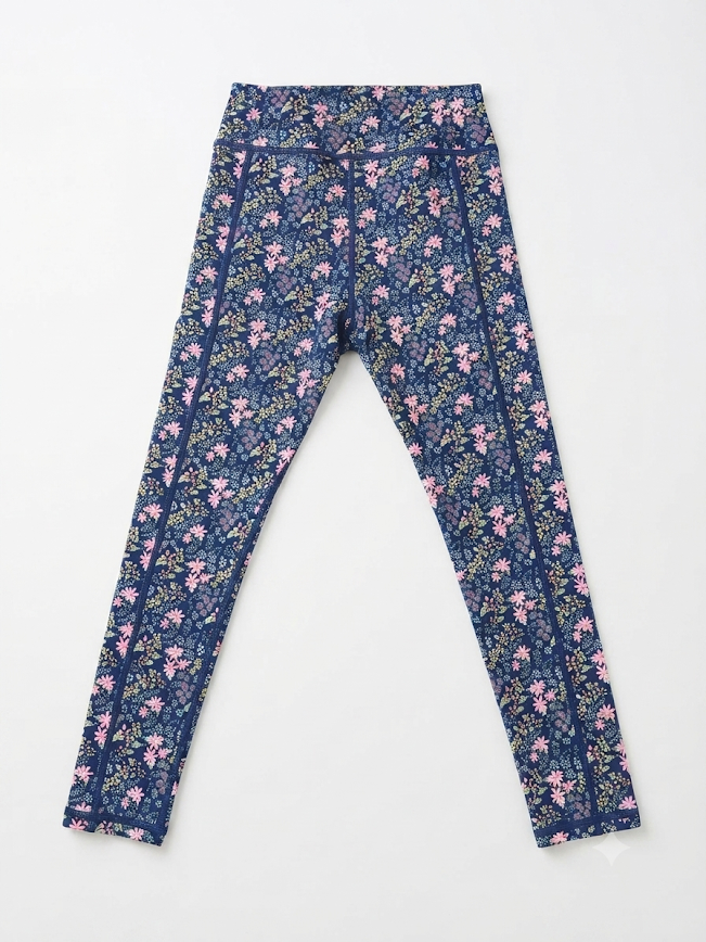 Swoon Baby - Navy Ditsy Floral Active Leggings