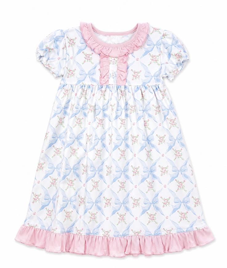 Baby Loren - Blue Bows Dress
