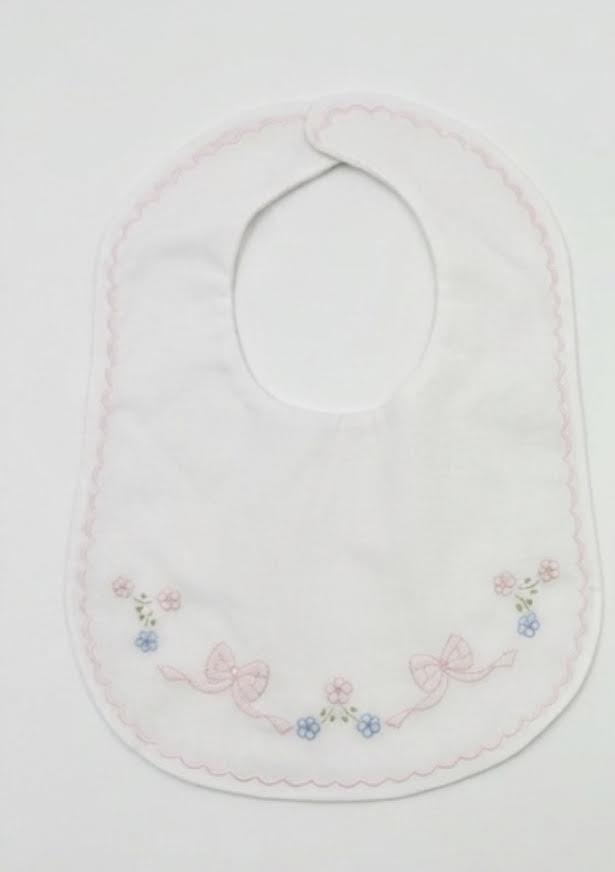 Auraluz - Bow & Flowers Bib