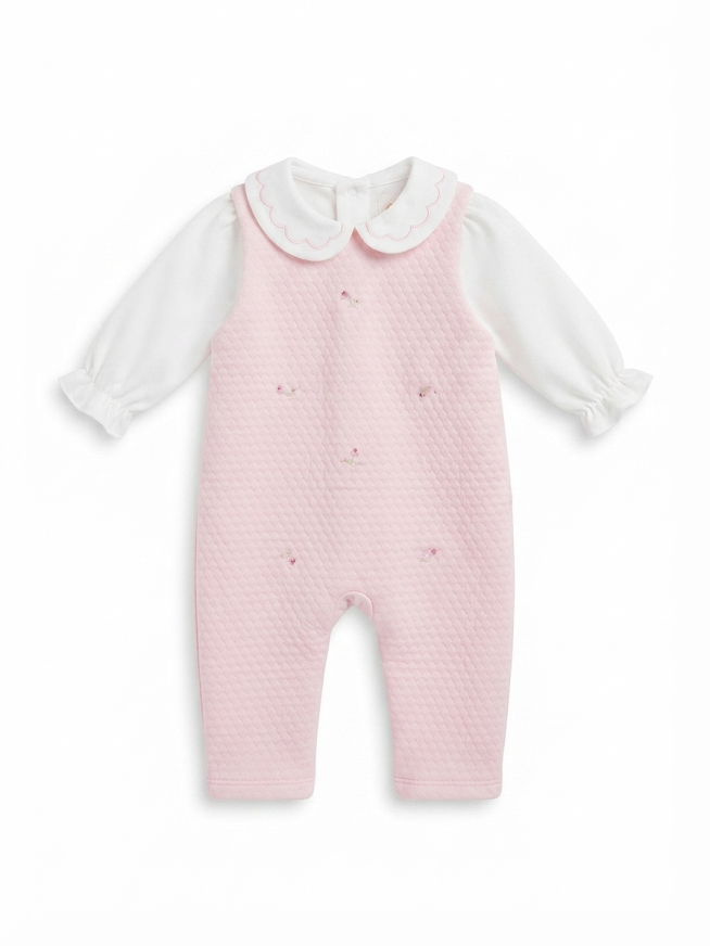 Baby Club Chic - Rose Bud Longall With Emb. Bodysuit