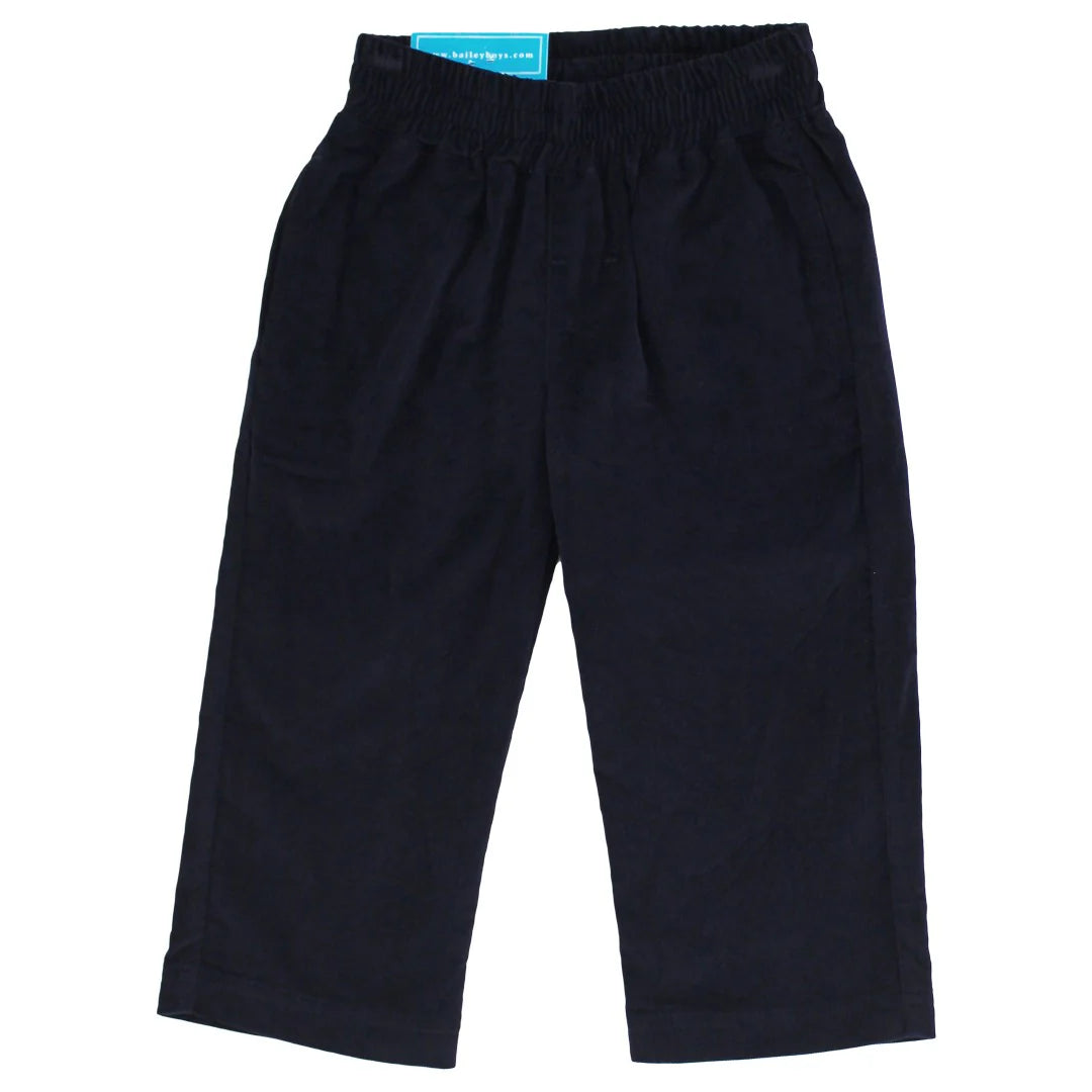 J Bailey - Pull On Navy Cord Pants