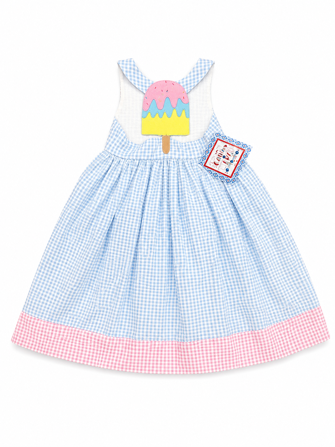 Cotton Kids Ice Cream Back Dress