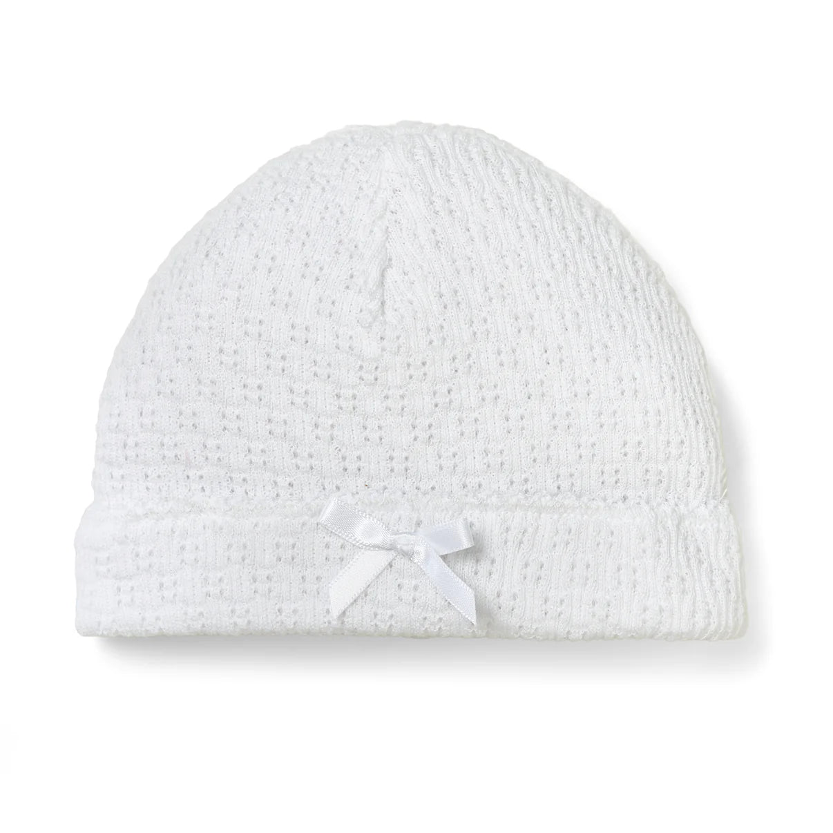 Paty - White Baby Knit Saylor Beanie