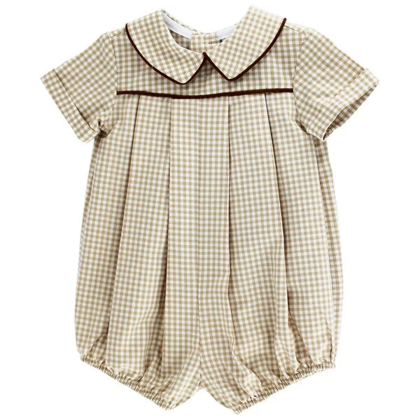 Bailey Boys - Khaki Check Dressy Bubble Short