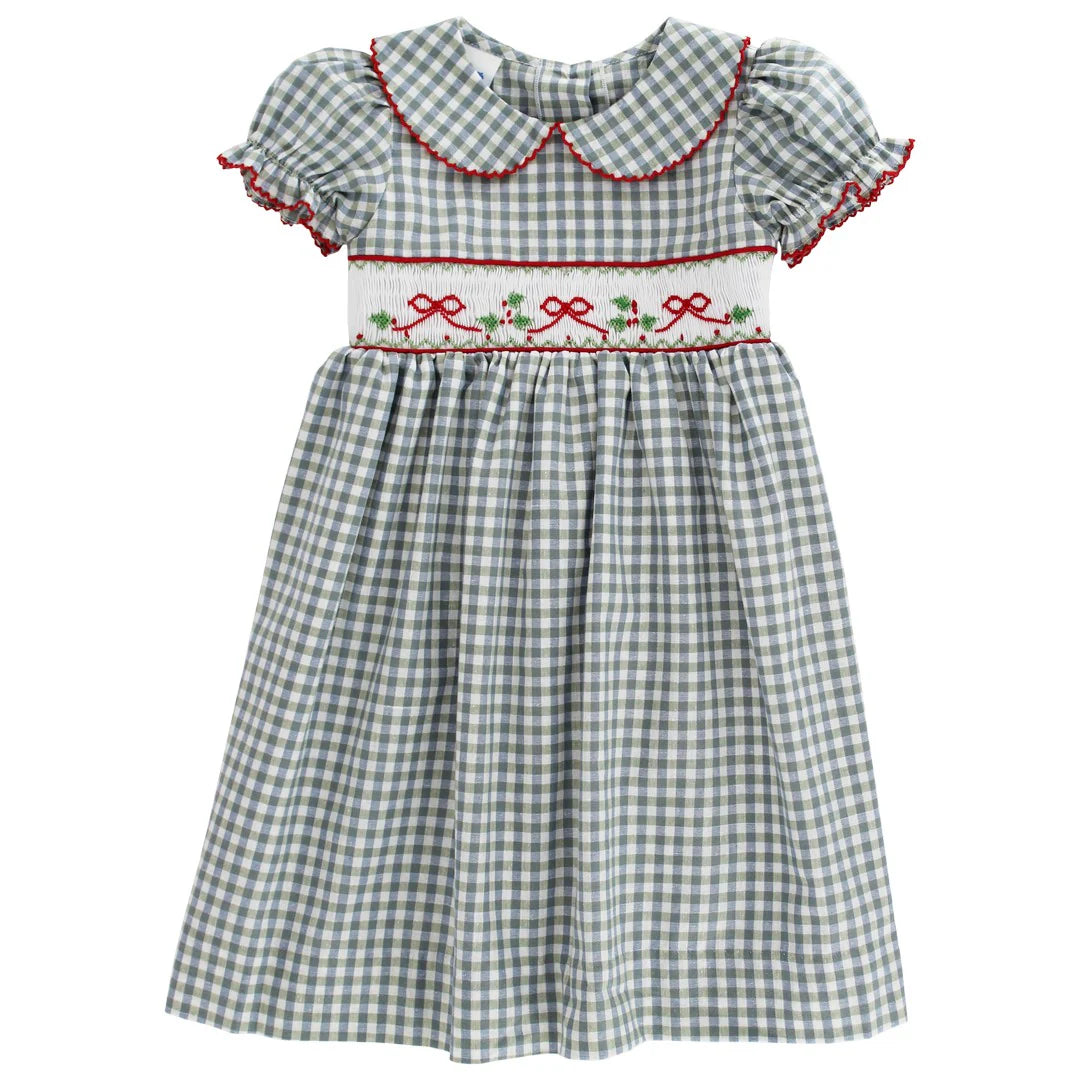 Bailey Boys- Red Bow on Gingham Dress