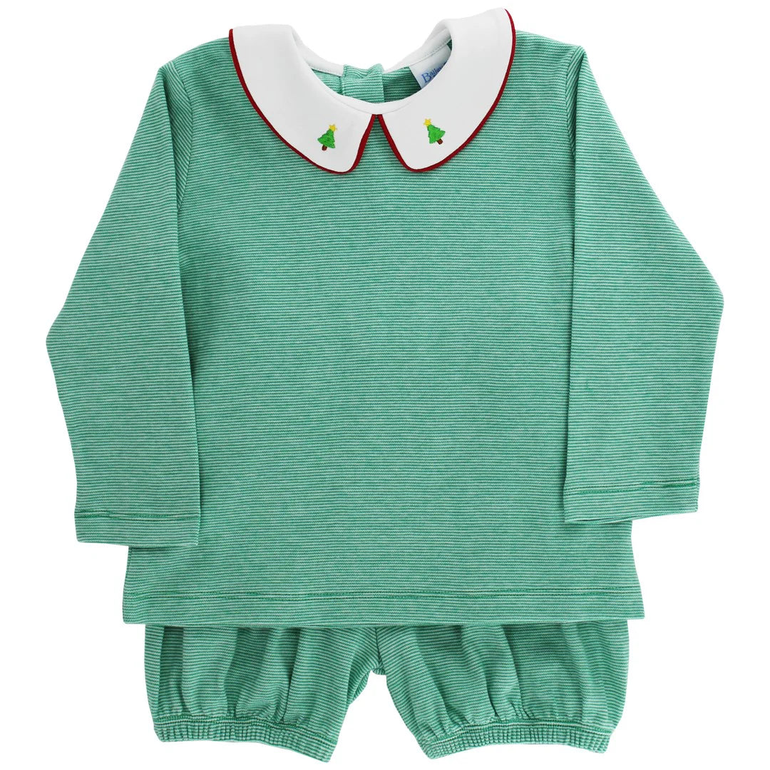 Bailey Boys - Christmas Trees Bloomer Set Boy