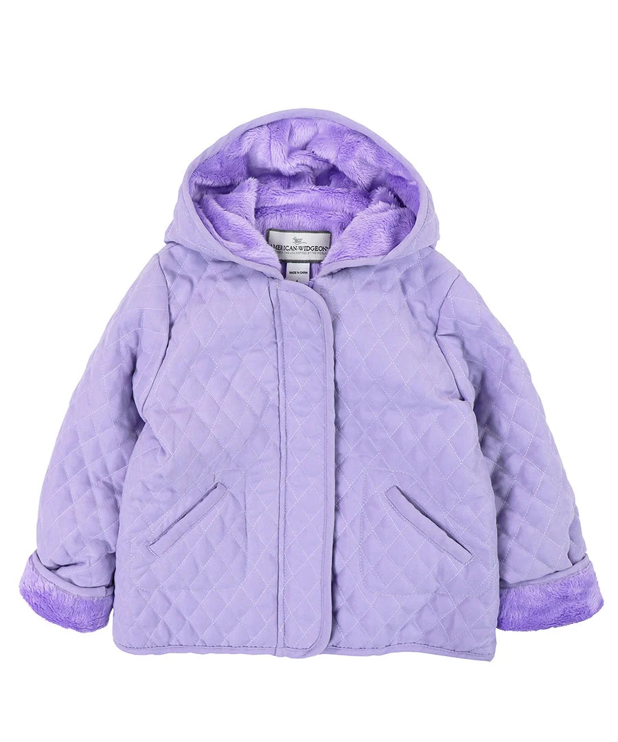 Widgeon - Lilac Hooded Barn Jacket