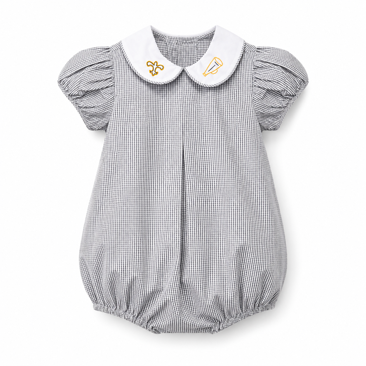 Southern Saturday - Saints Black & White Stripe Girl's Bubble