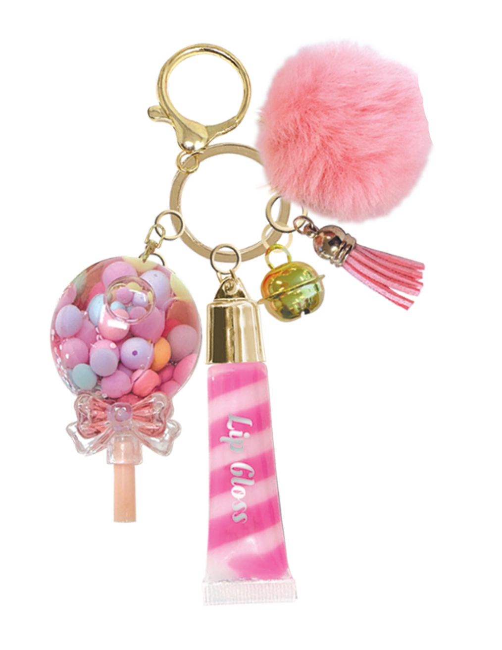 Hot Focus - Sweet Swirl Lip Gloss Keychain