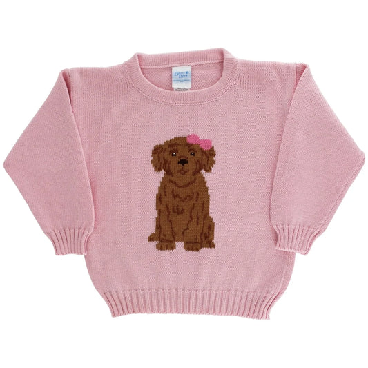 Bailey Boys - Pink Crewneck Sweater Doodle