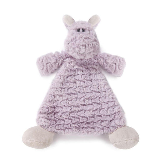 Demdaco - Harlow Hippo Rattle Blankie