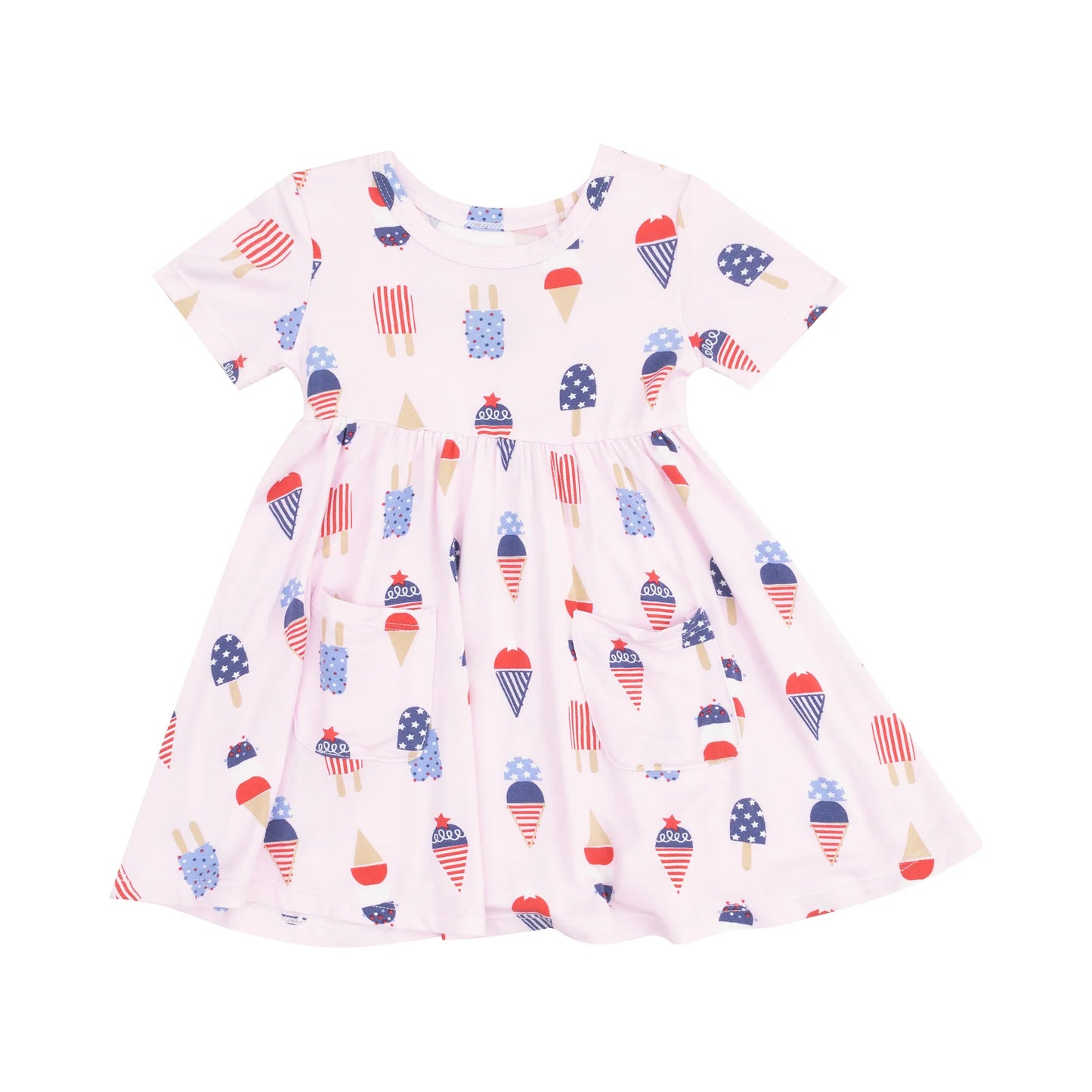 Anger Dear- American Ice Cream Pink Twirly Dress