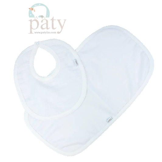 Paty - Baby Burp Cloth & Bib set