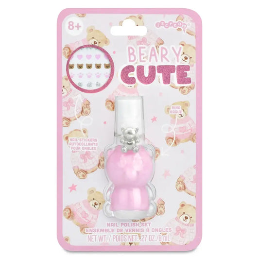 Iscream - Beary Cute Nail Polish & Ring Set