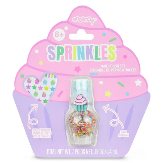 Iscream - Sprinkles Nail Polish Ring Set