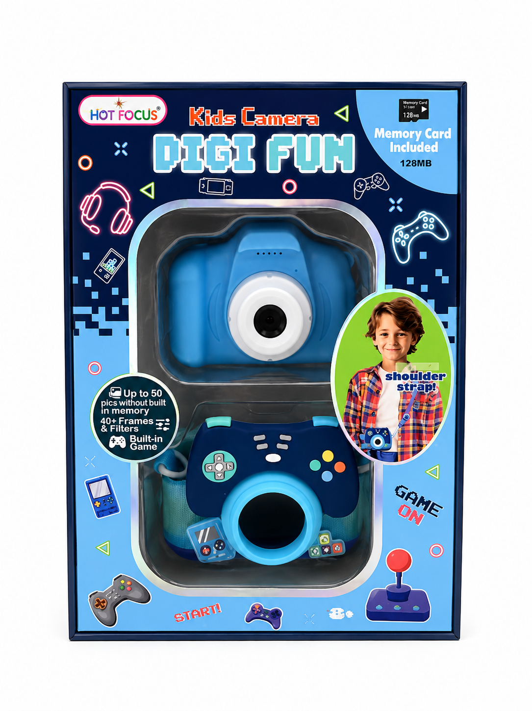 Hot Focus - Blue Digi Fun Kids Camera
