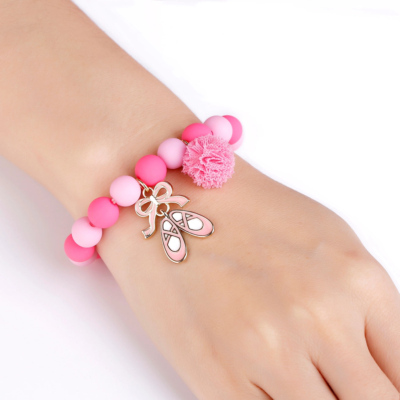 Girl Nation - Charming Whimsy Ballet Shoe Bracelet