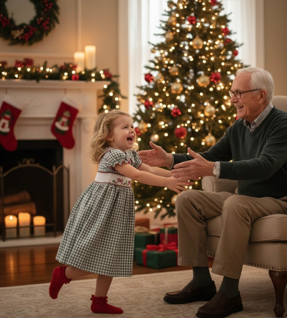 Bailey Boys- Red Bow on Gingham Dress