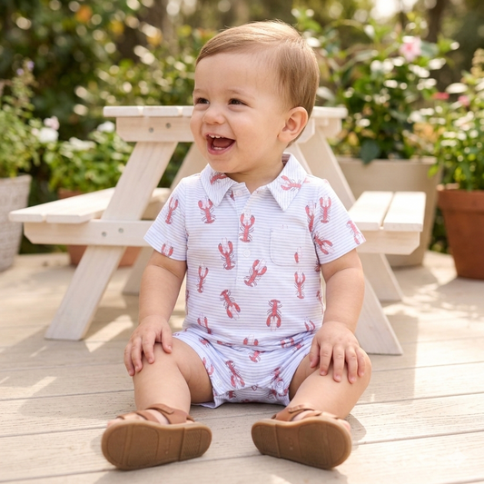 Angel Dear - Lobsters - Polo Shortie