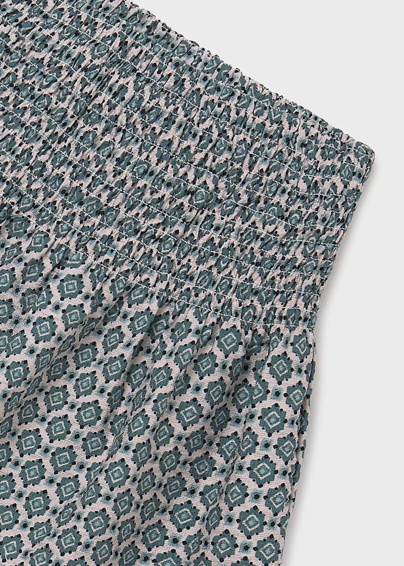 Mayoral - Rouched Skirt Eucalyptus