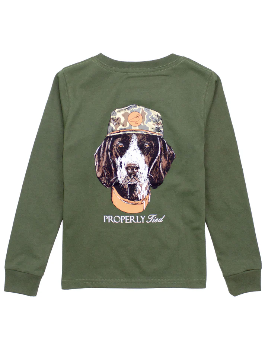 Properly Tied - Man’s Best Friend LS Olive