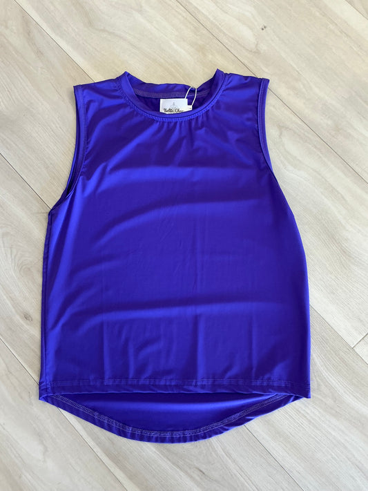 Belle Cher - Purple High Low Tank