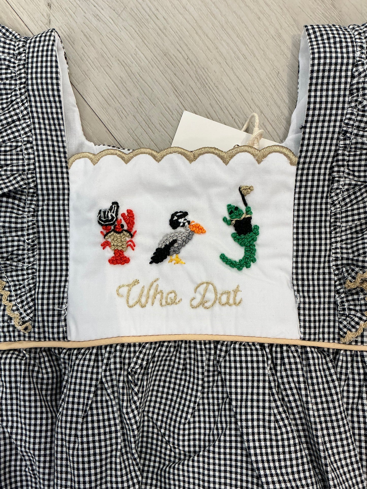 MCC + SMSC - Cajun Trio Who Dat Style Girl Bubble