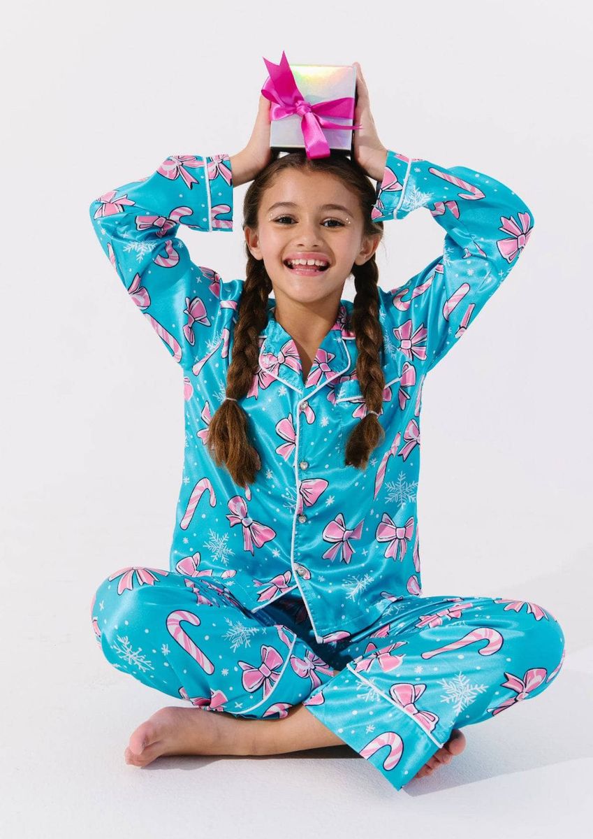 Lola And The Boys - Candy Cane Silky Set