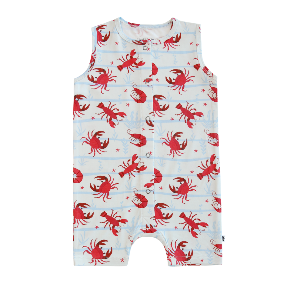Sweet Bamboo - Feeling Crabby Tank Romper