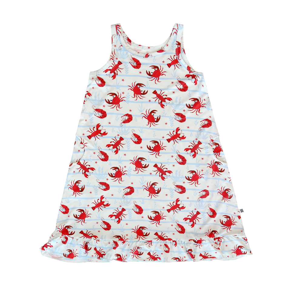 Sweet Bamboo - Feeling Crabby Summer Boho Dress