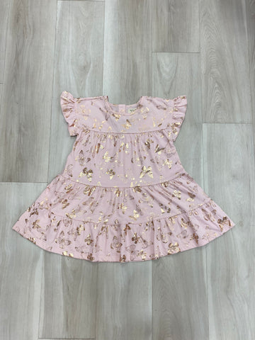 Forever Young Pink Butterfly Dress