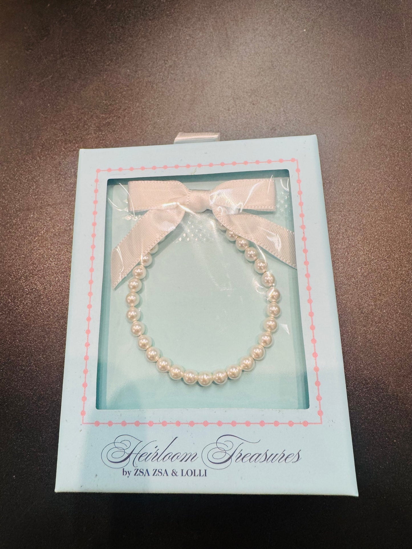 Zsa Zsa & Lolli - White Pearl bracelet