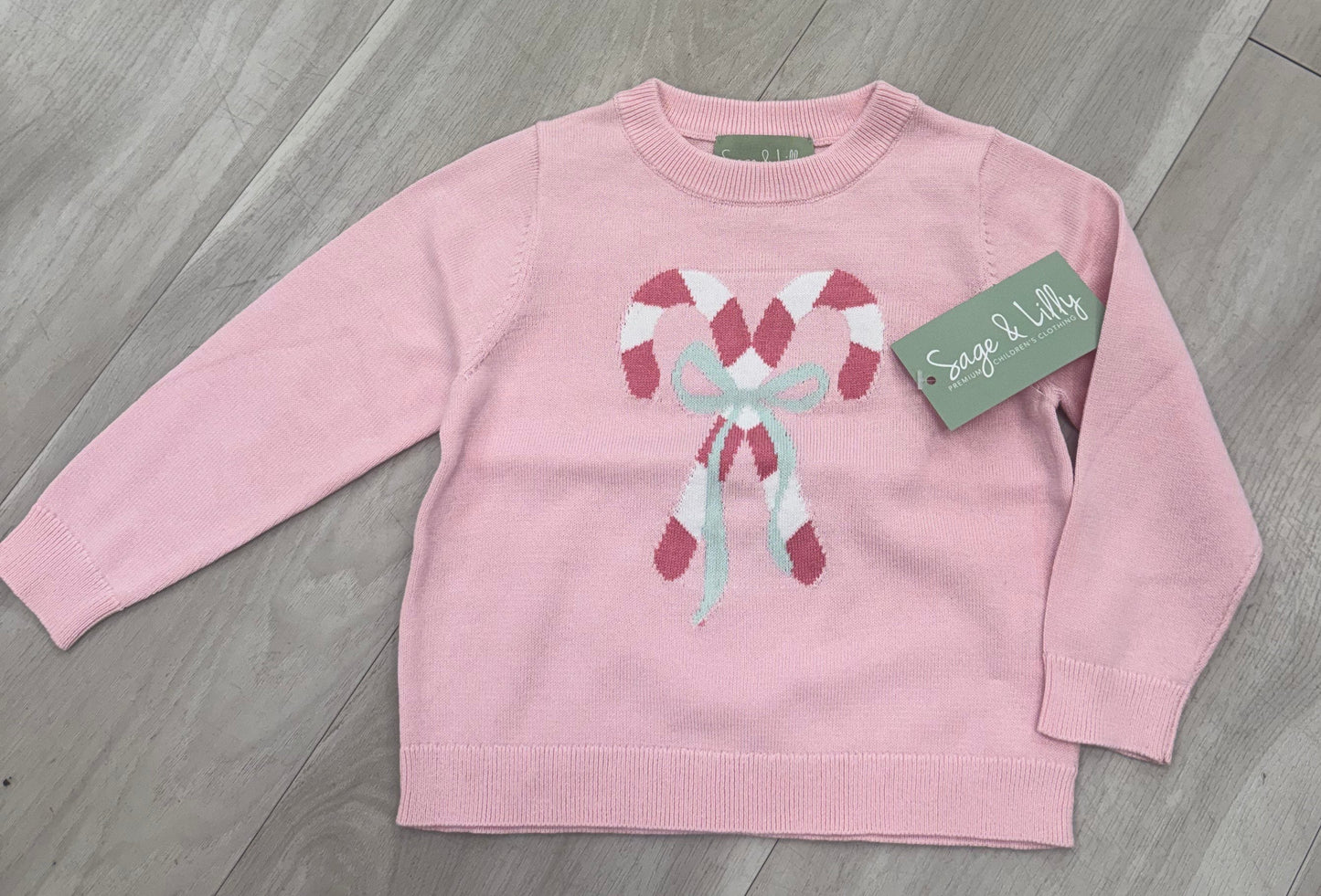 Sage & Lilly - Candy Cane Sweater