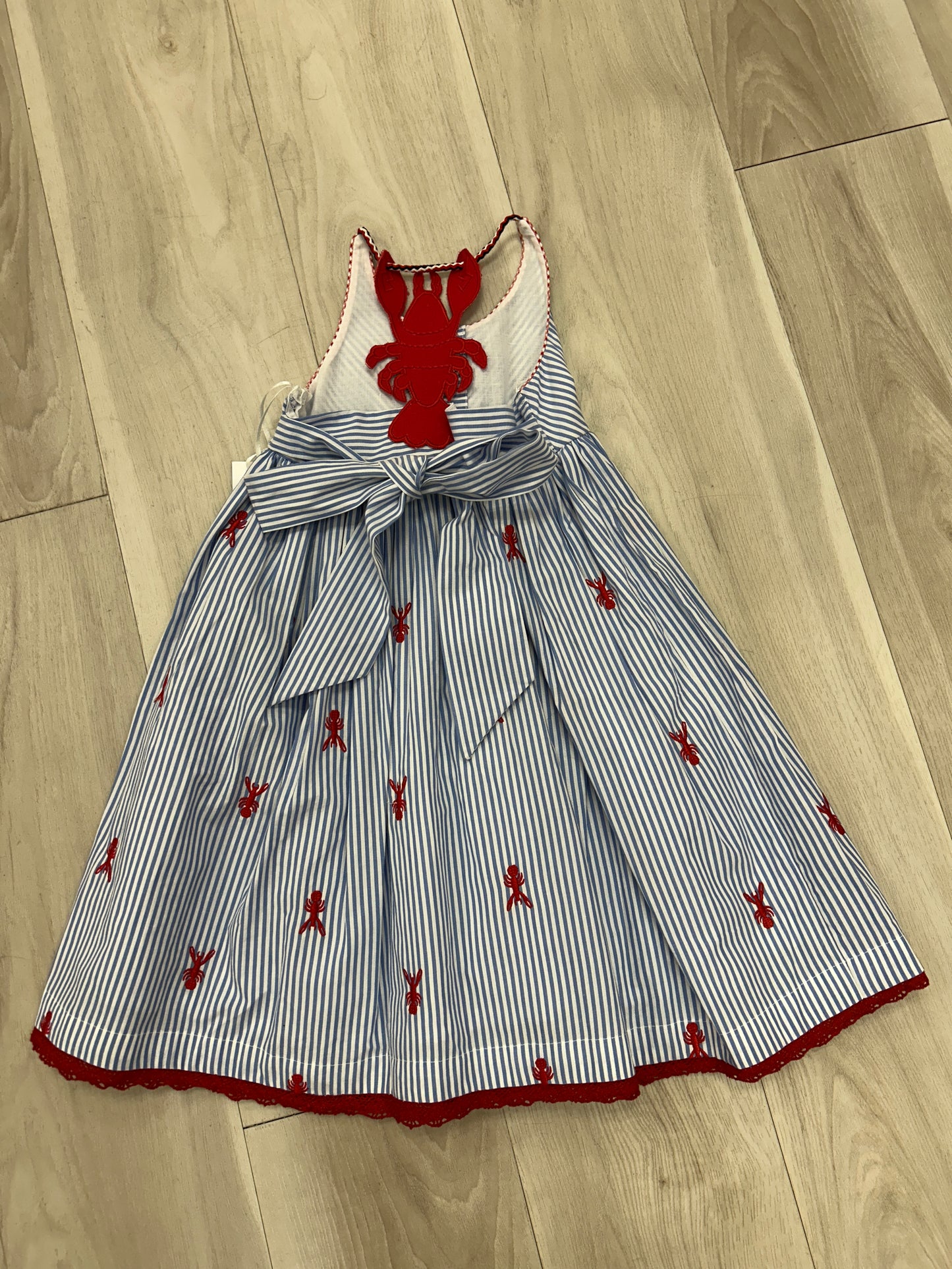 Cotton Kids - Crawfish Striped Dress