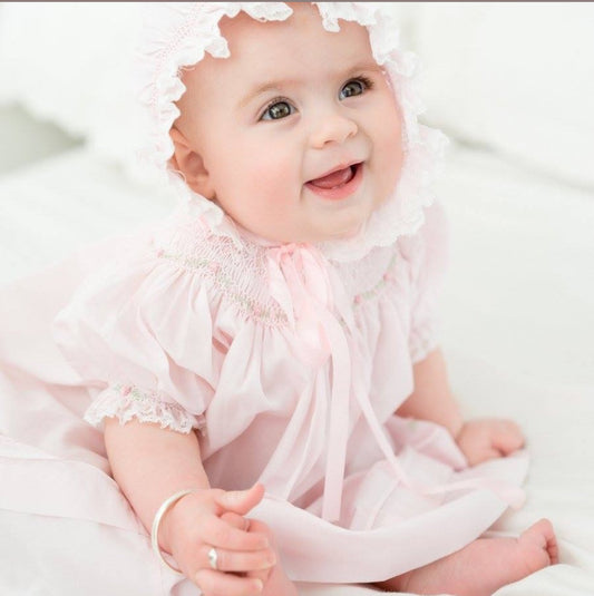 Feltman Brothers - Pink Rosette Bishop Dress