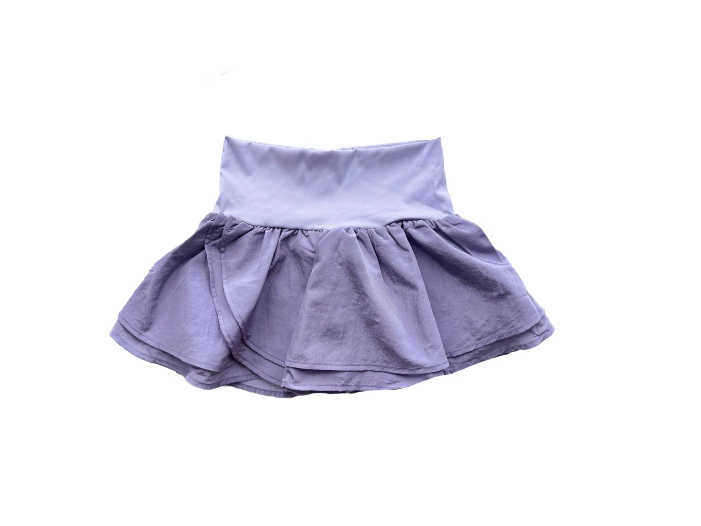 Little Olin - Lavender Gathered Mini Skort