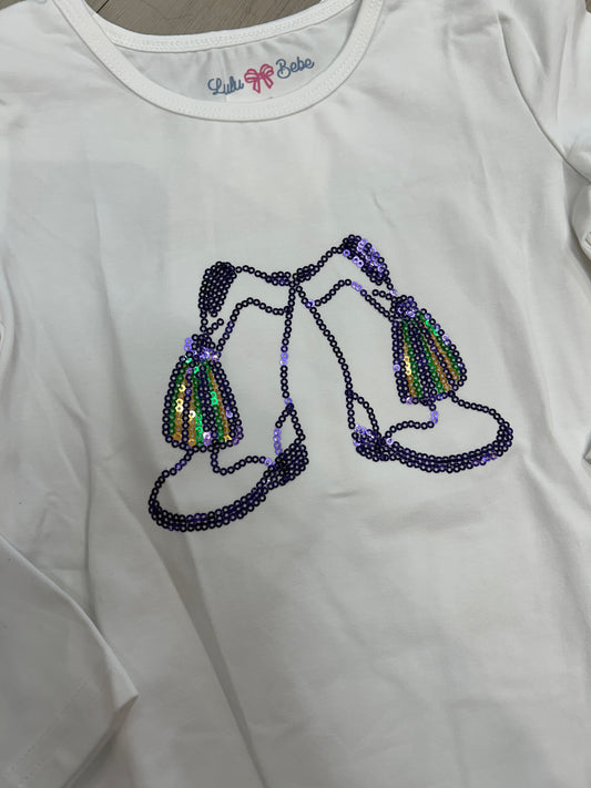 Lulu Bebe - Sequin Marching Boot Shirt