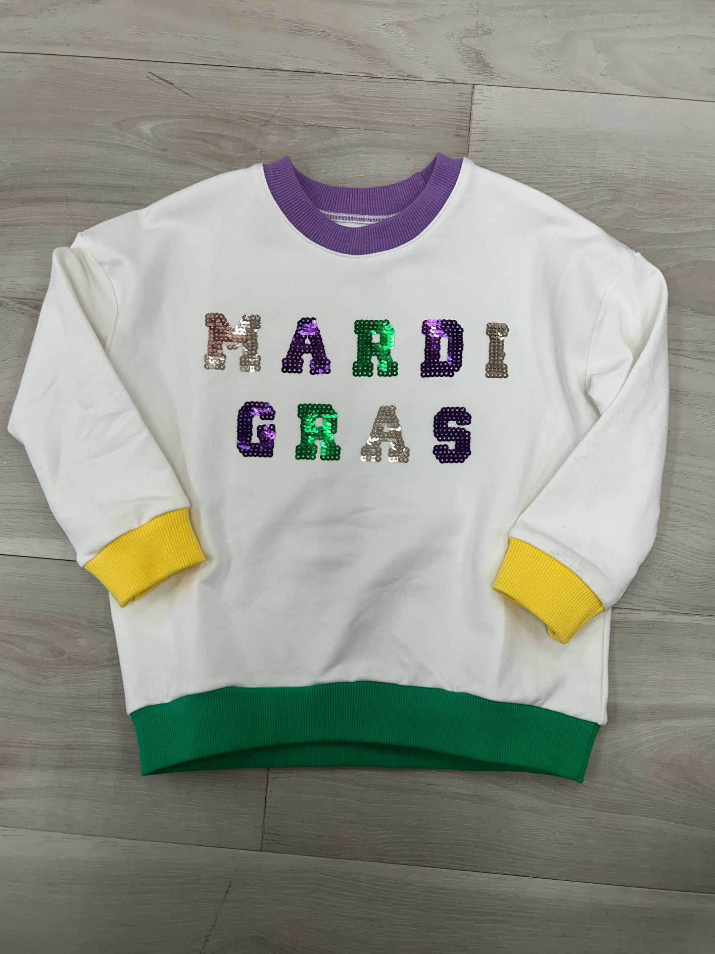 Lulu Bebe - Mardi Gras Sequin Shirt