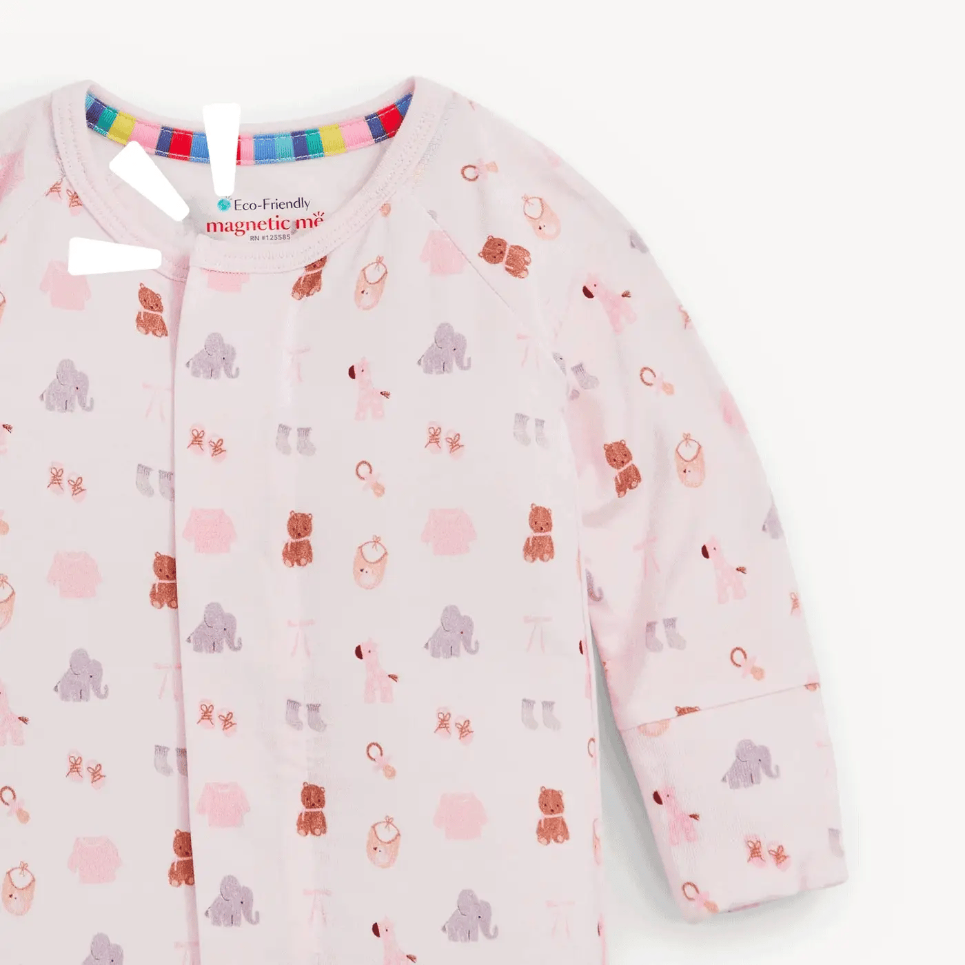 Magnetic Me - Pink Nursey Nostalgia Modal Footie