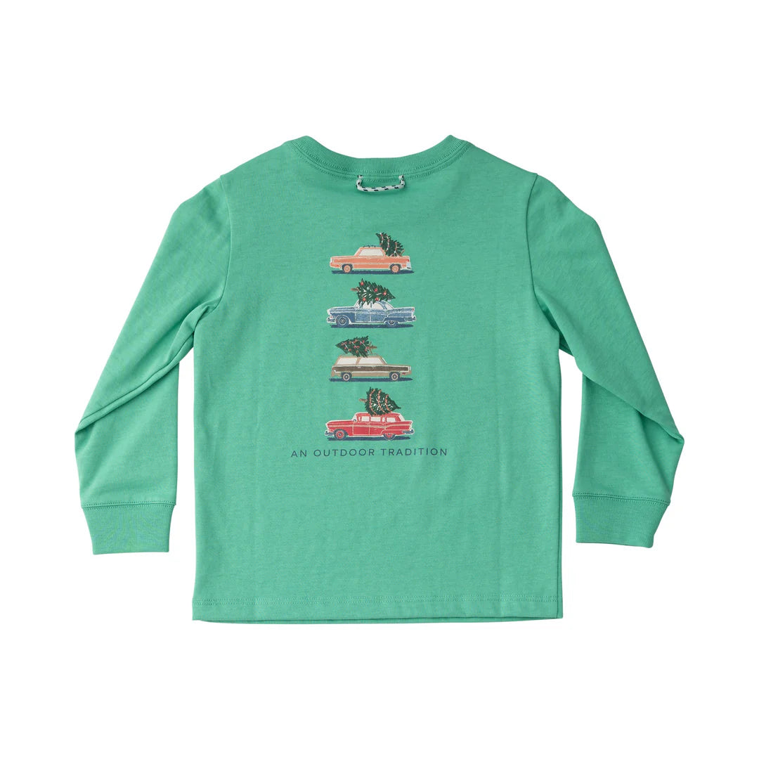Prodoh - L/S Cotton Christmas Car T-shirt