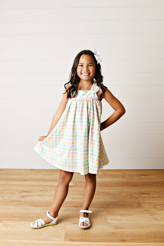 Swoon Baby- Eyelet Trim Dress