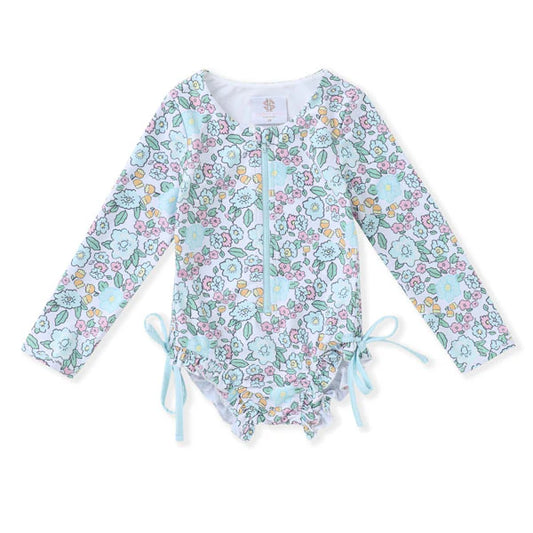 Swoon Baby - Charleston Floral Long Sleeve 1 PC Swimsuit