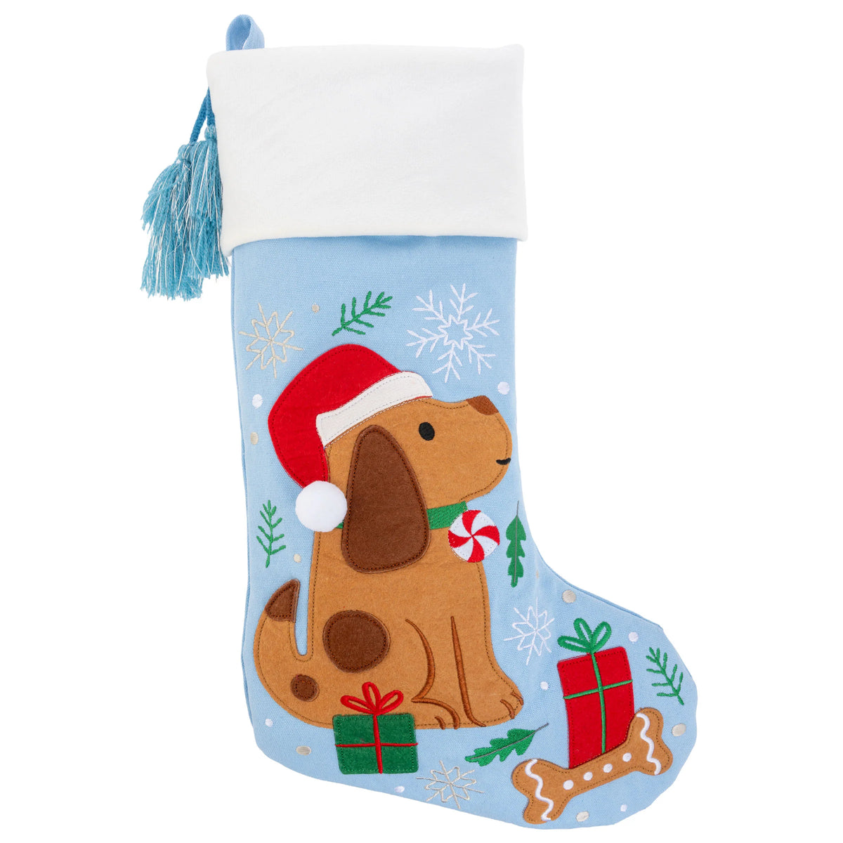 Stephen Joseph - Dog Embroidered Stocking