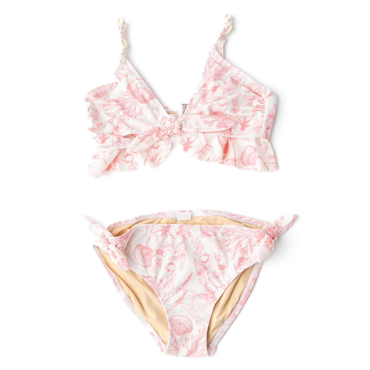 Shade Critters - Seaside Toile Ruffle 2 Piece Swimsuit